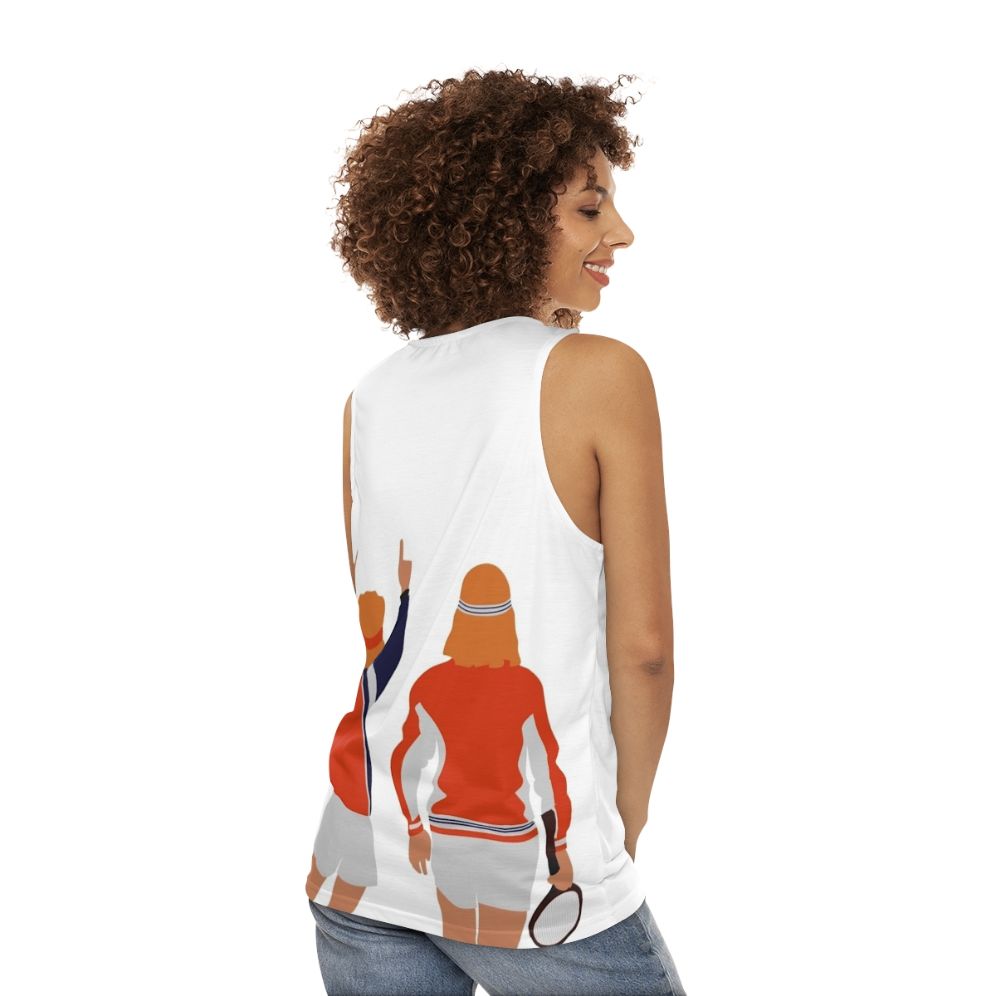 Borg McEnroe Unisex Tennis Tank Top - women back