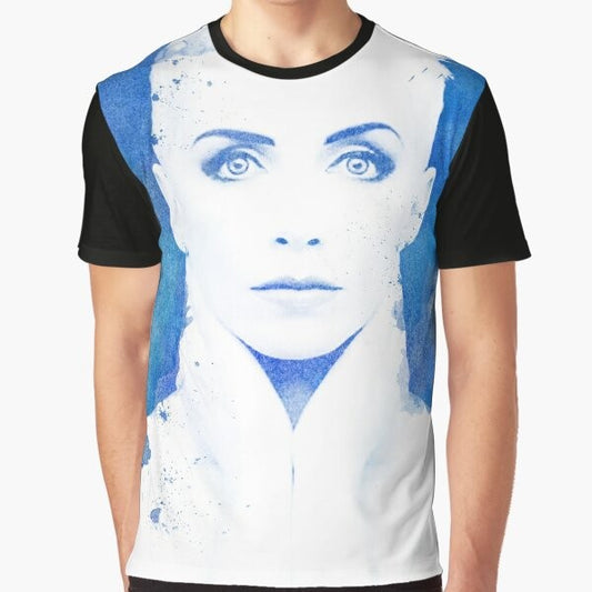 Annie Lennox watercolor graphic t-shirt