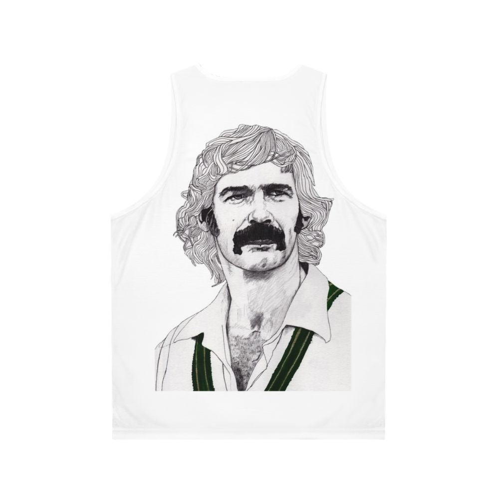 Dennis Lillee Inspired Unisex Cricket Tank Top - Back