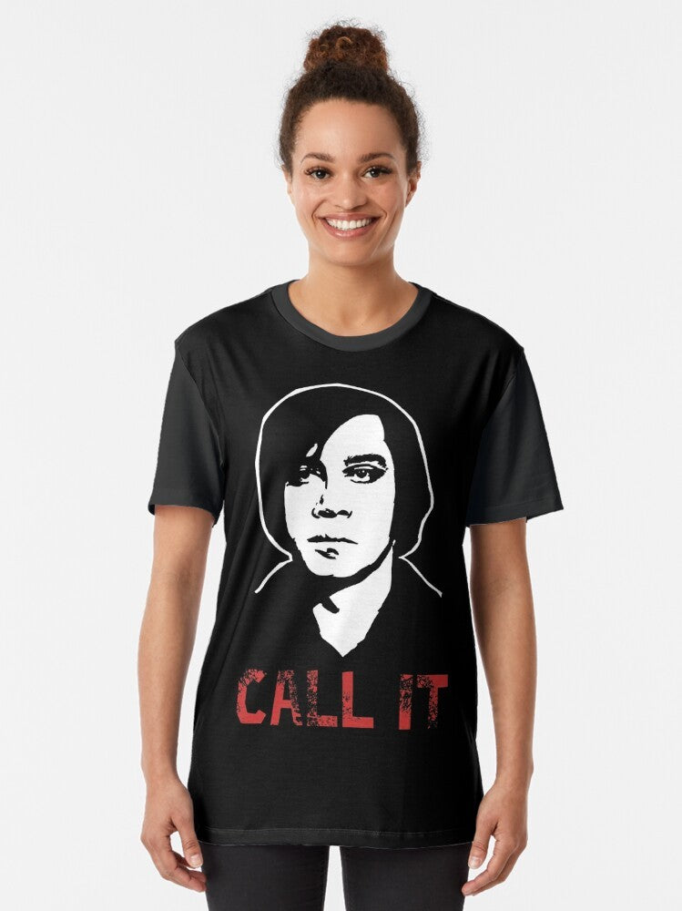 No Country for Old Men Anton Call It Graphic T-Shirt featuring the character Chigurh - Women