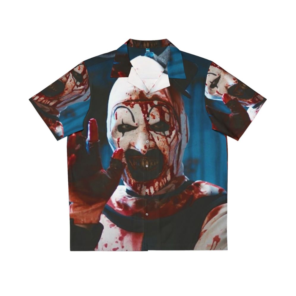 Terrifier 2 Hawaiian Shirt with Clown Art