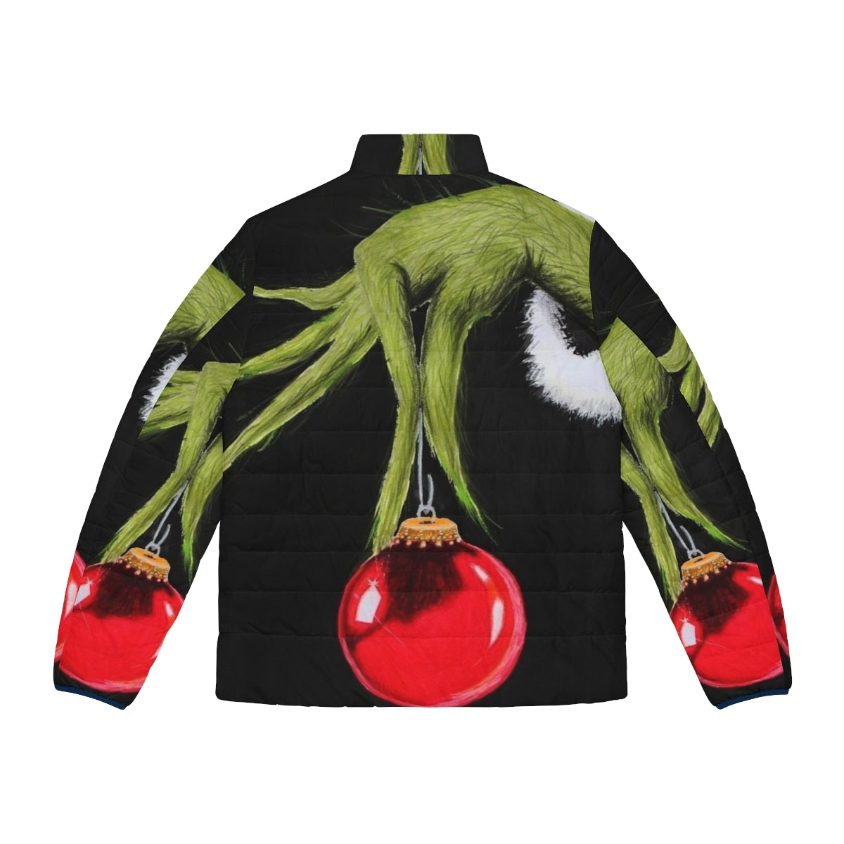 Who Stole Christmas Puffer Jacket featuring the Grinch and Whoville characters - Back