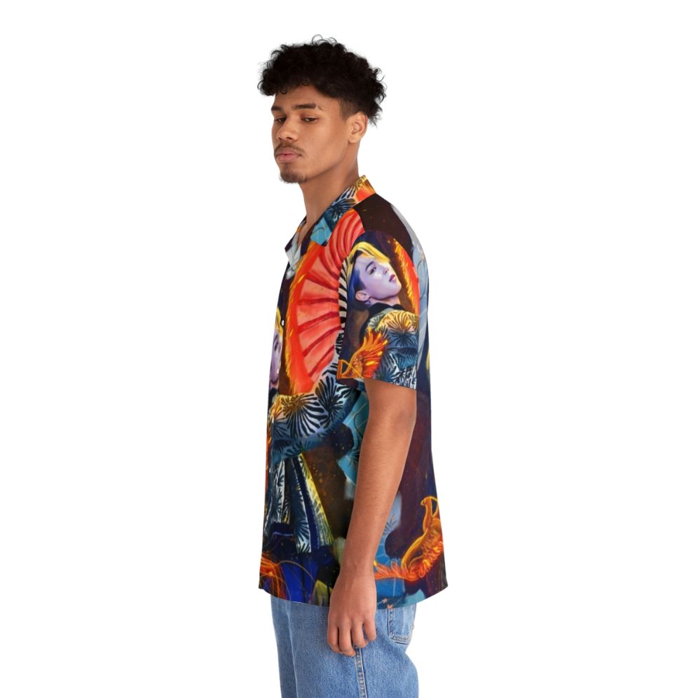 BTS Jimin Golden Phoenix Hawaiian Shirt - People Left