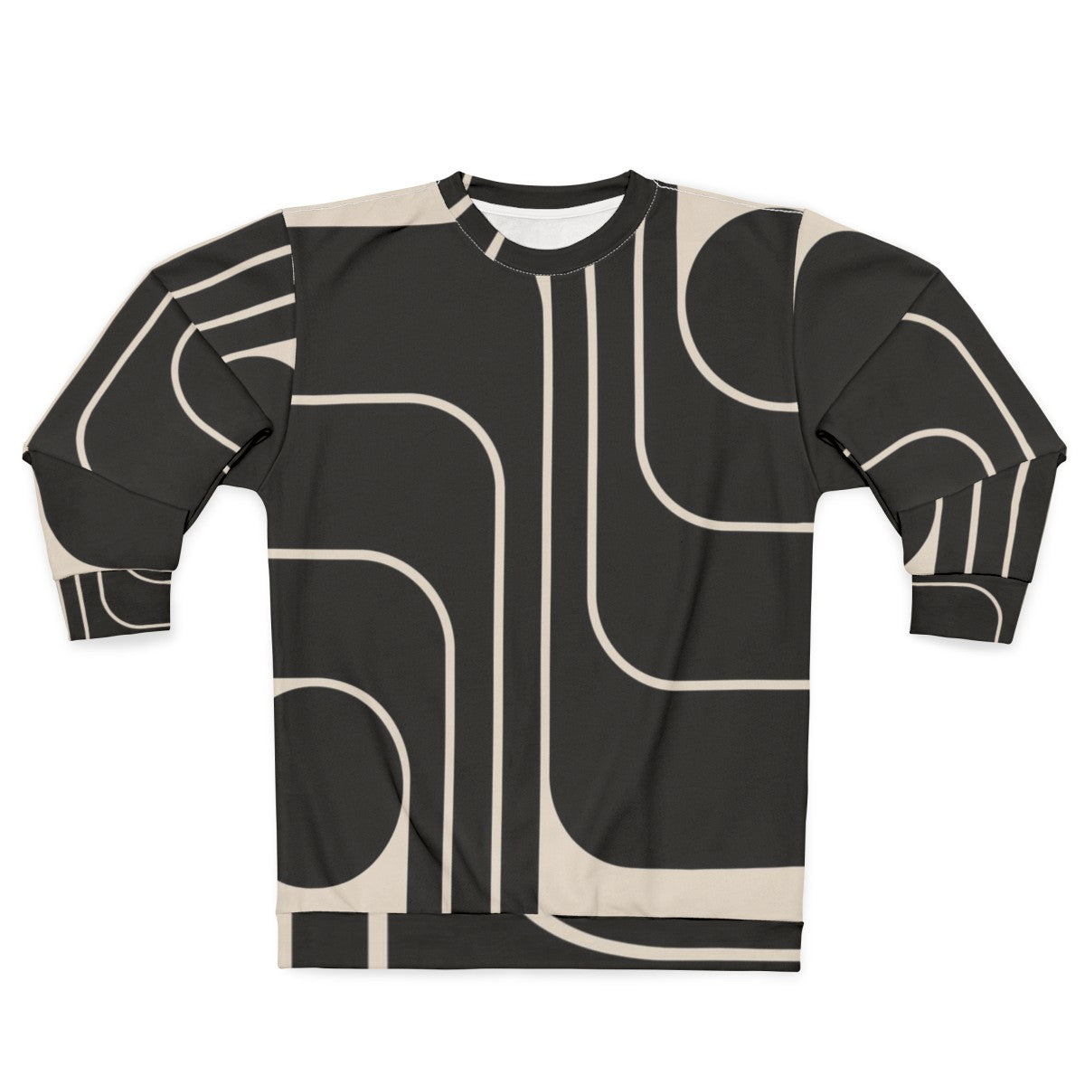 Retro geometric design 653 sweatshirt