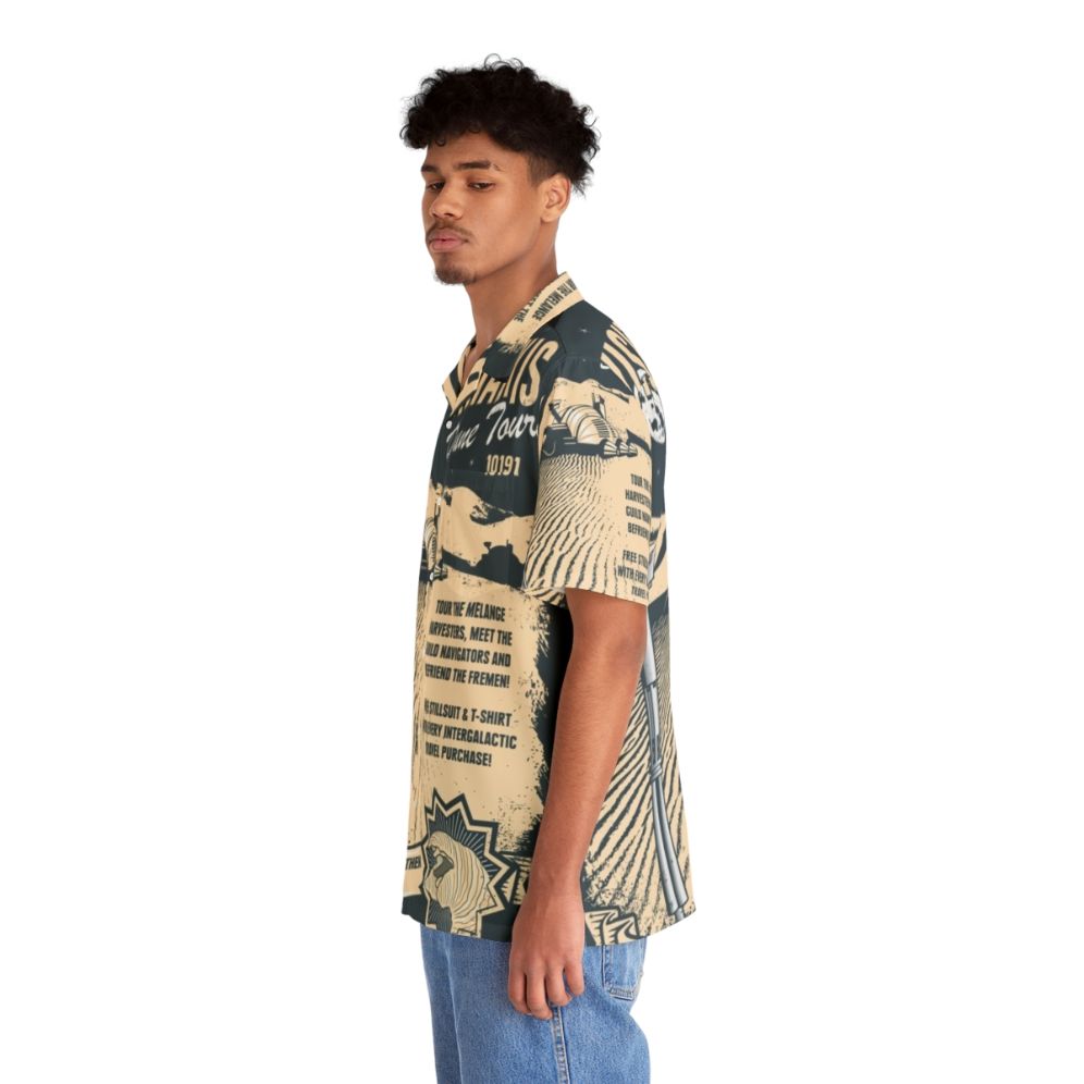 Dune inspired "Visit Arrakis" Hawaiian shirt - People Left