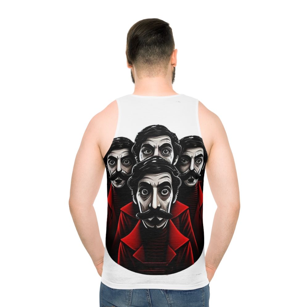 Money Heist Bella Ciao Unisex Tank Top - men back