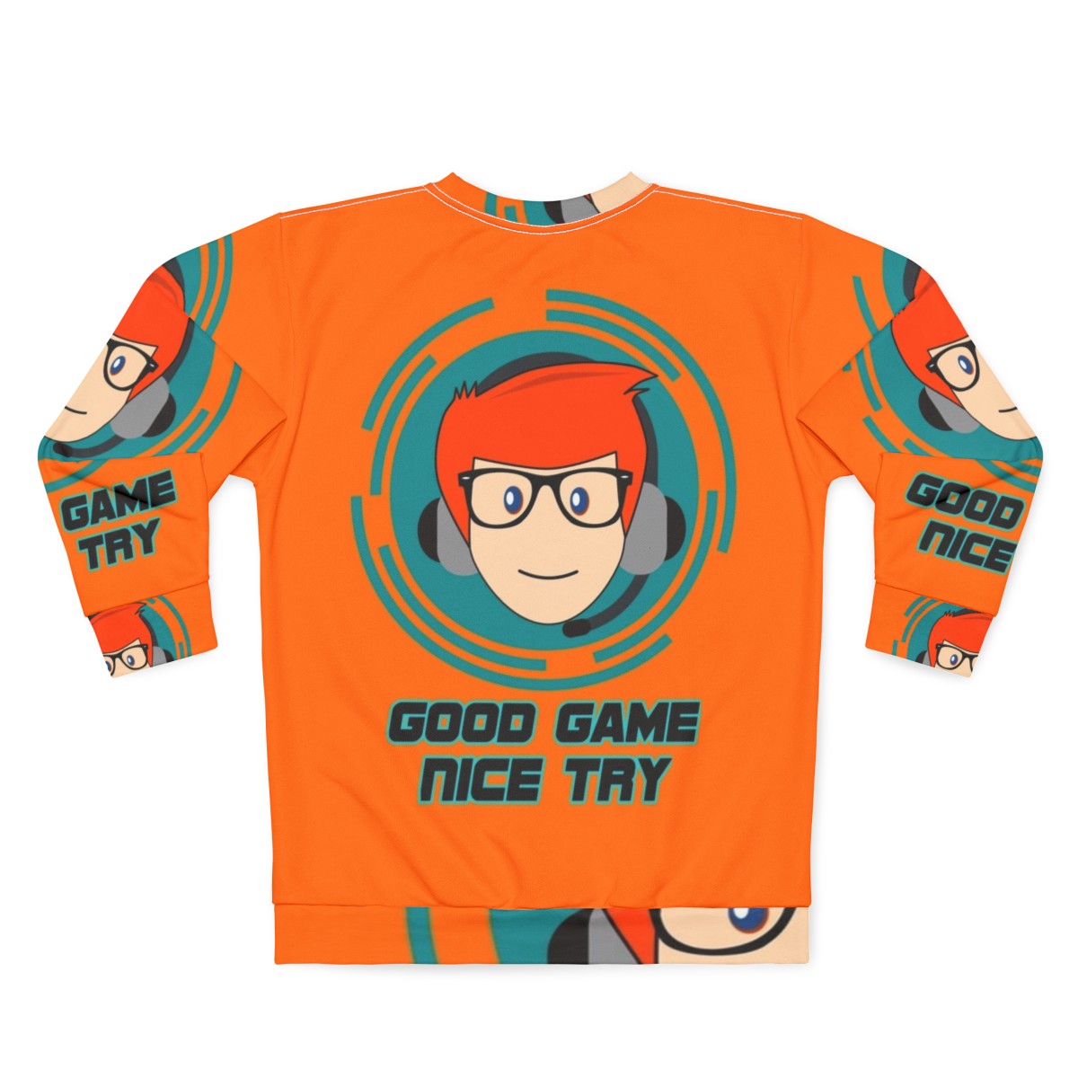 Conan O'Brien "Good Game Nice Try" Funny Sweatshirt - Back