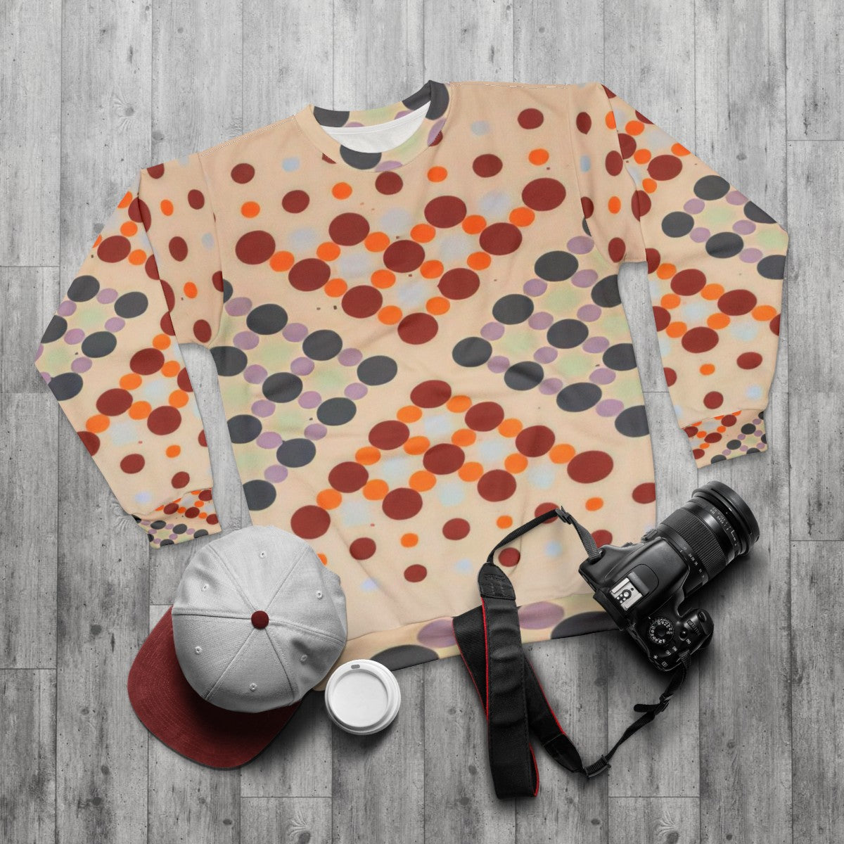 Thomas Downing Untitled 1962 Abstract Art Sweatshirt - flat lay