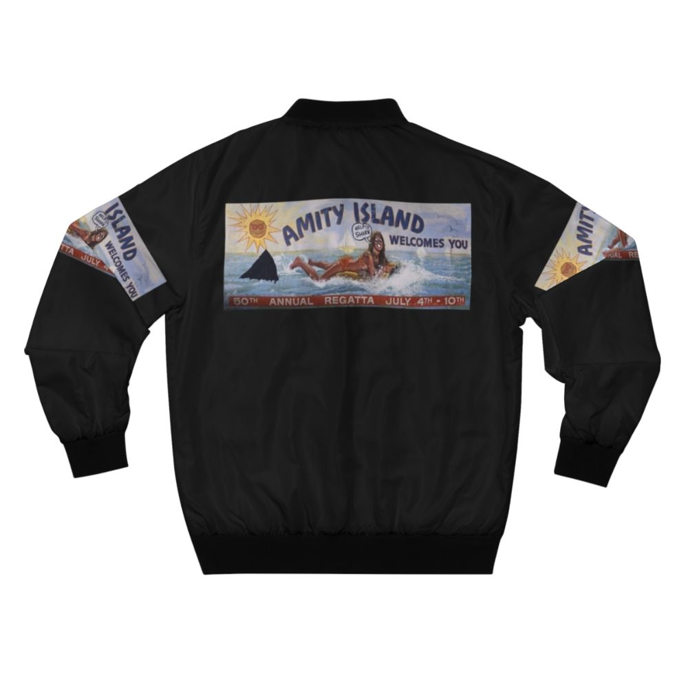 Jaws Amity Island Bomber Jacket - A classic pop culture movie inspired jacket - Back