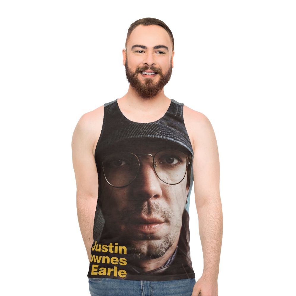 Justin Townes Earle American World Music Unisex Tank Top - men