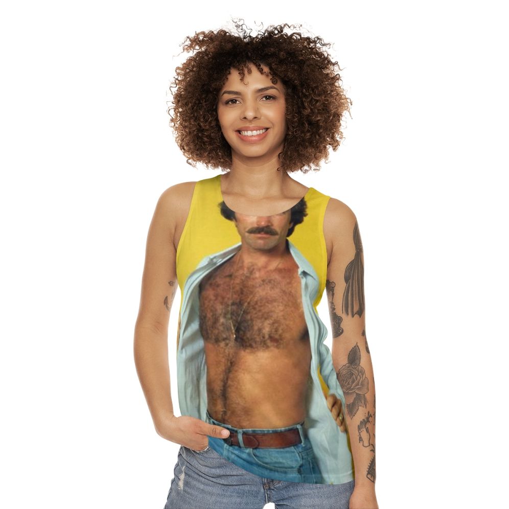 Tom Selleck Unisex Vintage Tank Top - women