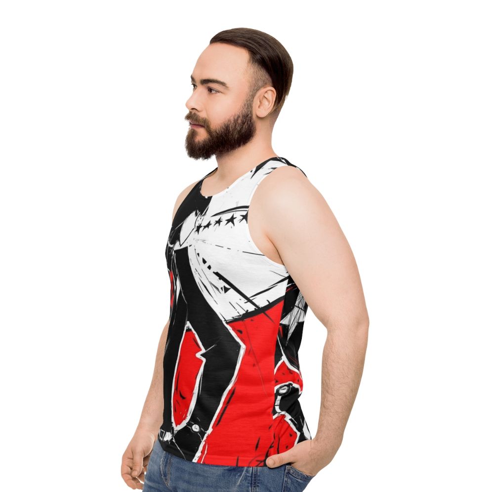 Wandering stars horror unisex tank top - men side