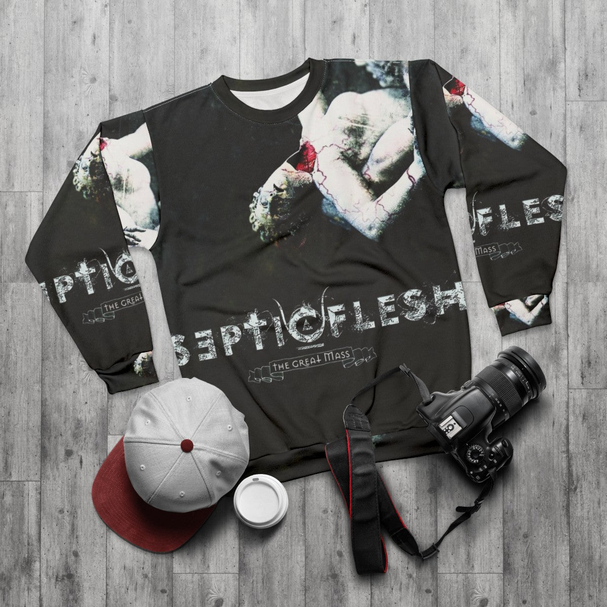 Septicflesh Mass Sweatshirt - flat lay