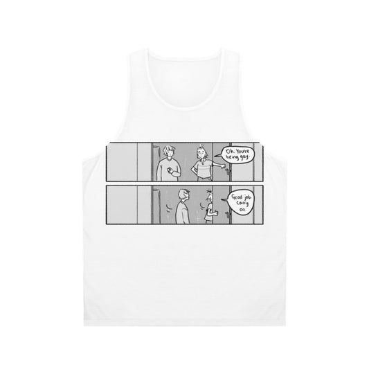 Heartstopper inspired LGBTQ pride unisex tank top