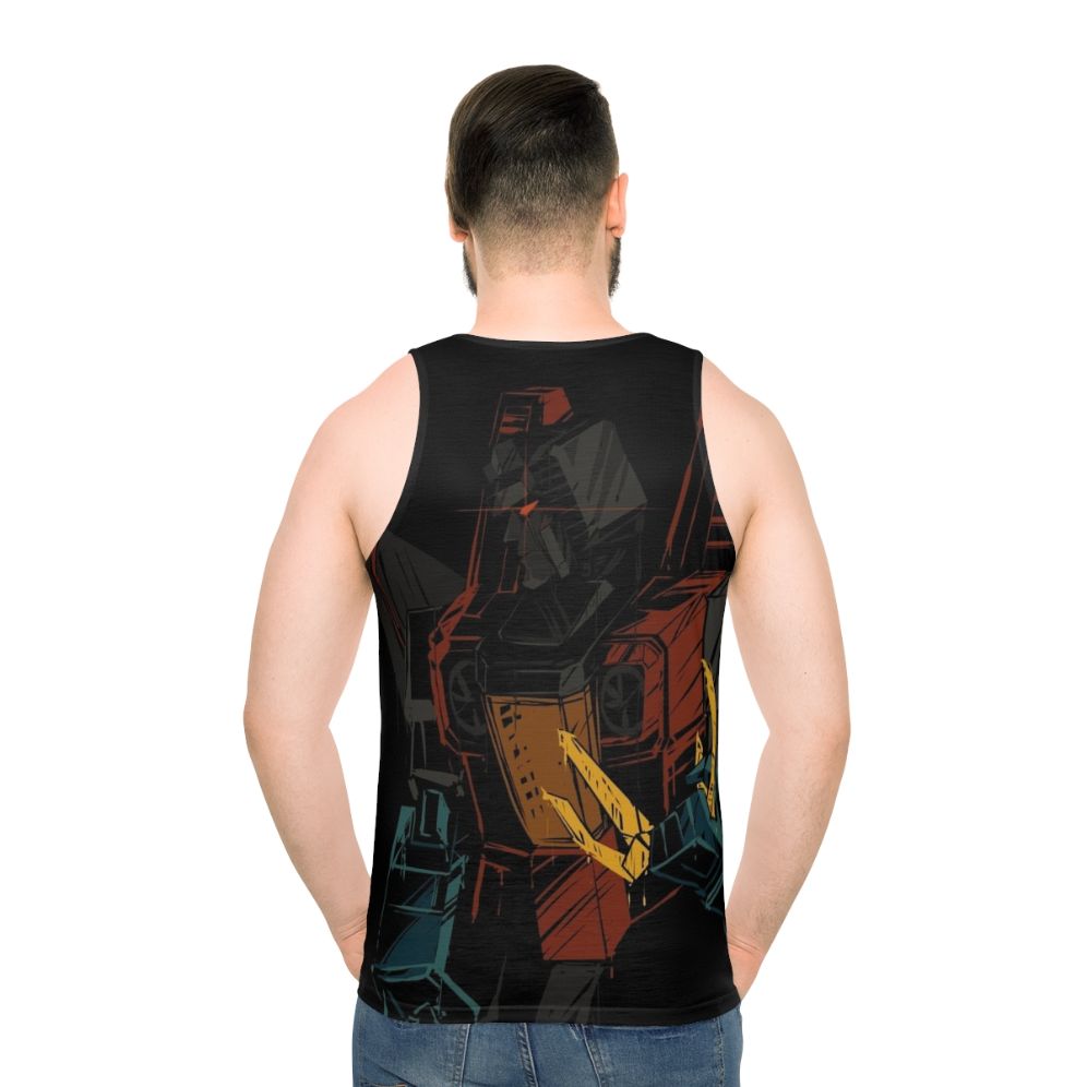 Transformers Starscream Sketch Unisex Tank Top - men back