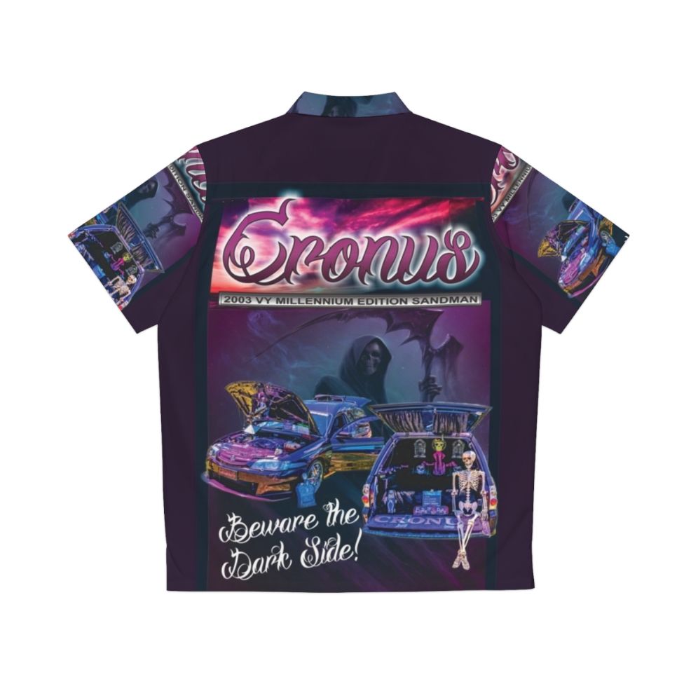 Cronus Millennium Van Hawaiian Shirt - Retro Style Custom Streetmachine - Back