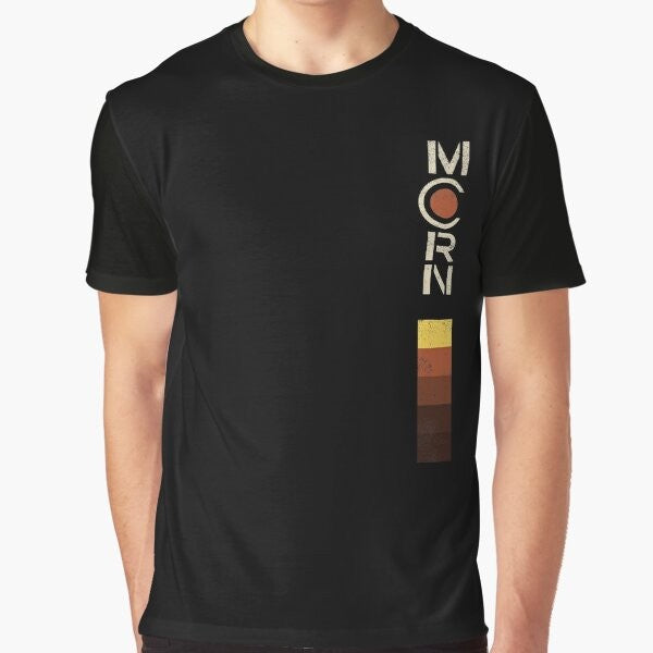 Vintage MCRN graphic t-shirt with distressed and retro design for The Expanse fans