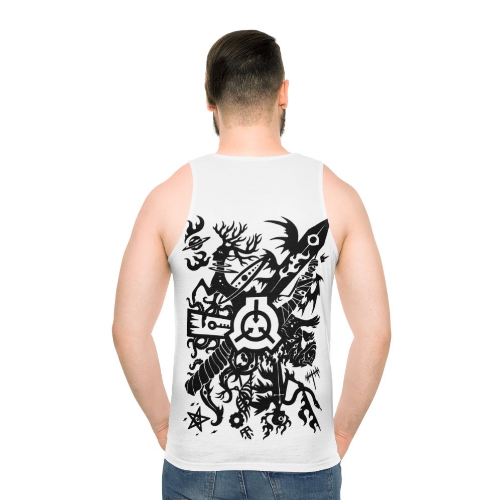 SCP Foundation Unisex Tank Top - men back