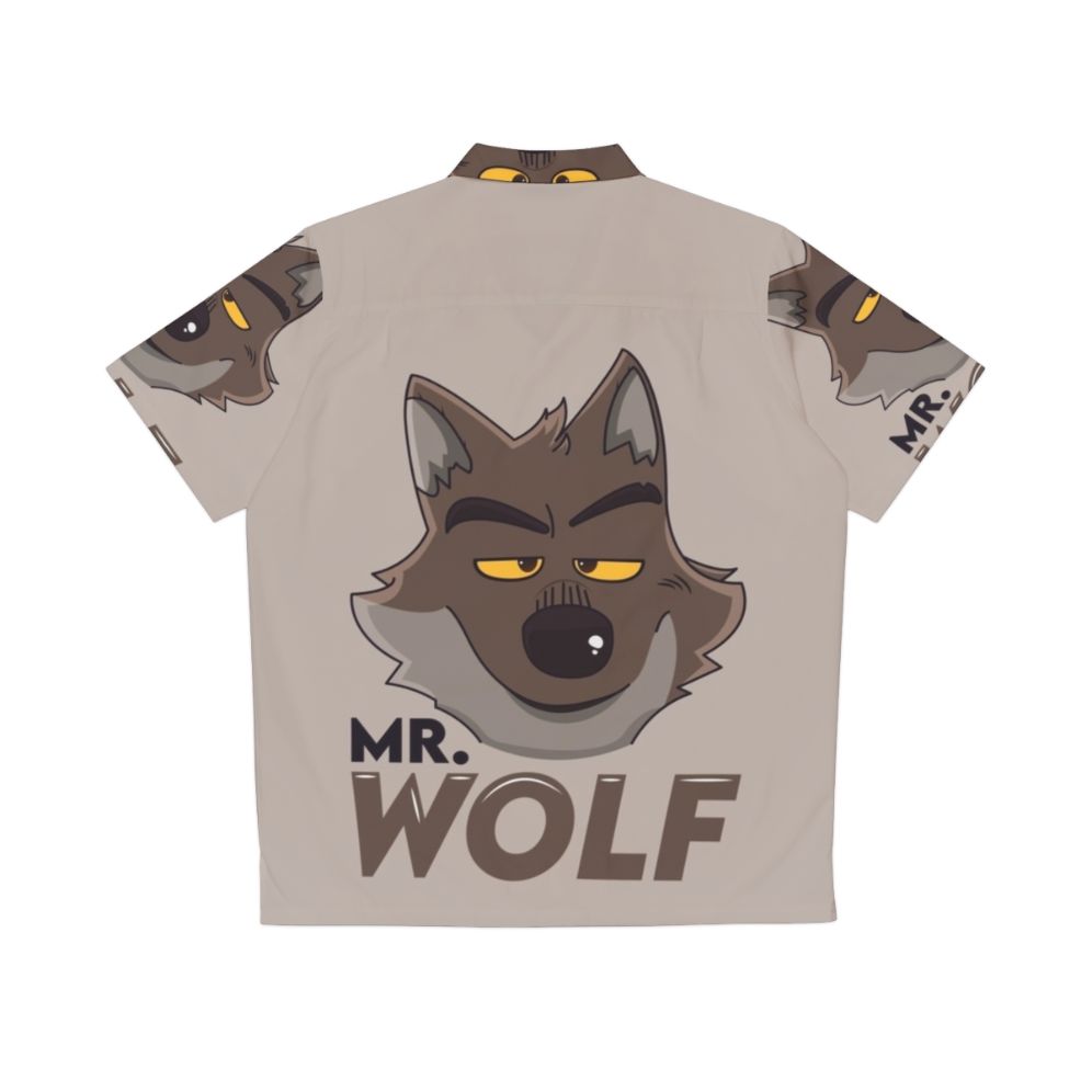 Mr Wolf The Bad Guys Movie Hawaiian Shirt - Back