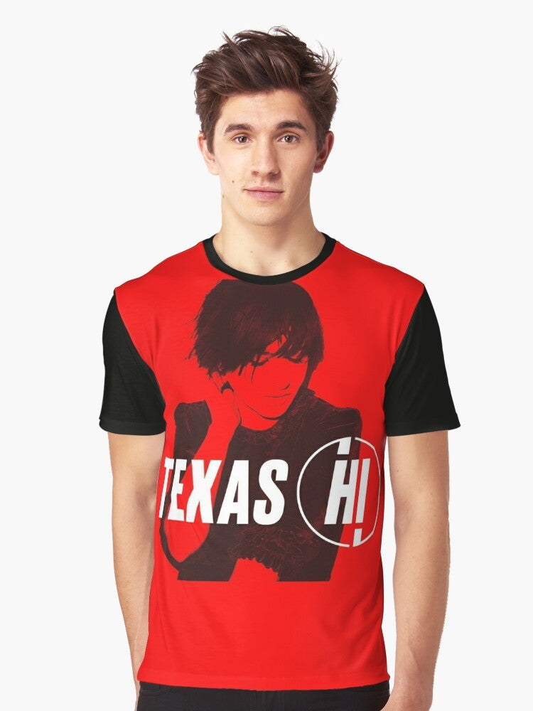 Texas Graphic T-Shirt featuring a bold and stylish design for alternative fashion enthusiasts - Men