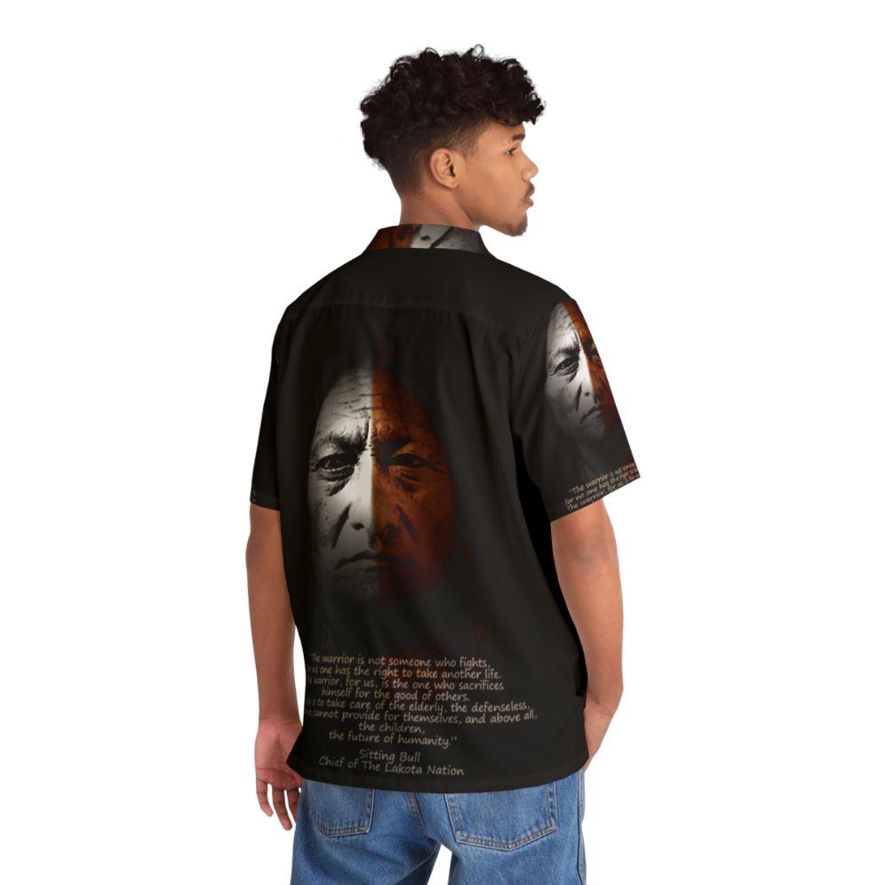 Sitting Bull Inspirational Quote Hawaiian Shirt - People Back