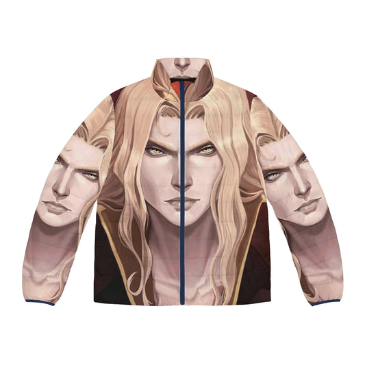 Castlevania Anime Alucard Tepes Inspired Puffer Jacket