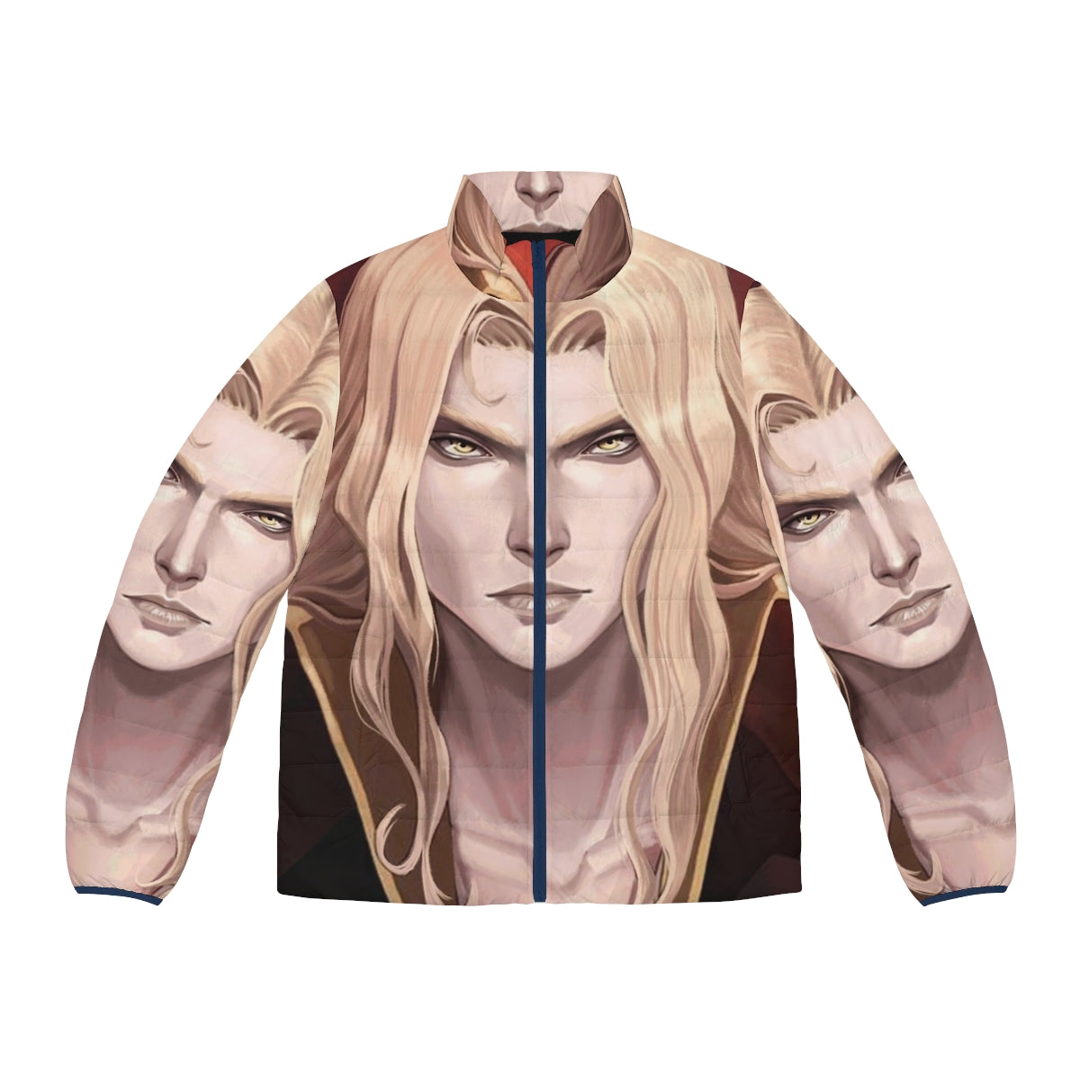 Alucard Fanart Castlevania Puffer Jacket