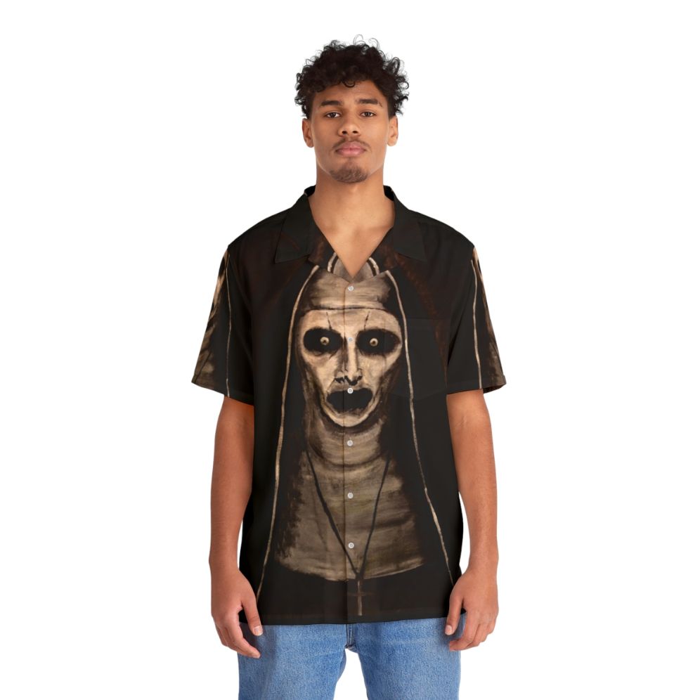 Demonic Sister Valak Hawaiian Shirt - People Front