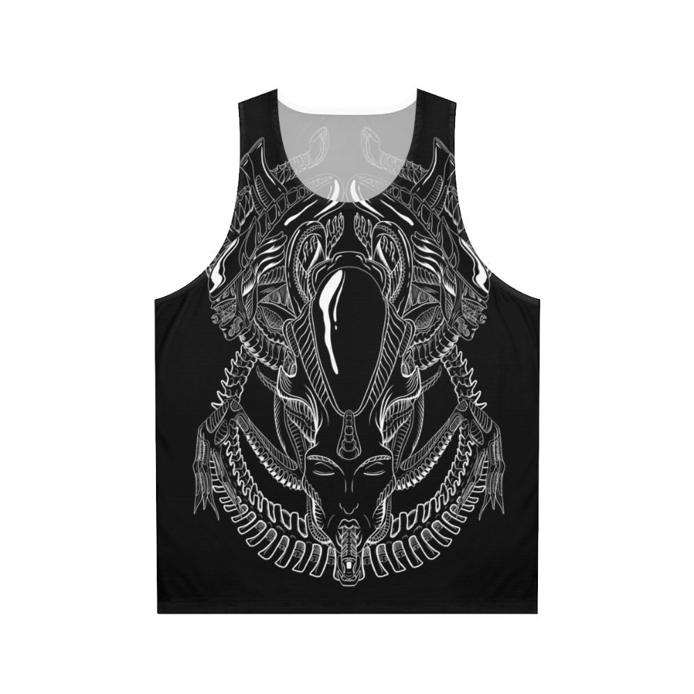 Xenomorph Alien HR Giger Retro Grappler Tank Top