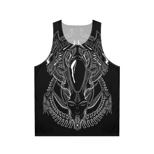 Xenomorph Alien HR Giger Retro Grappler Tank Top