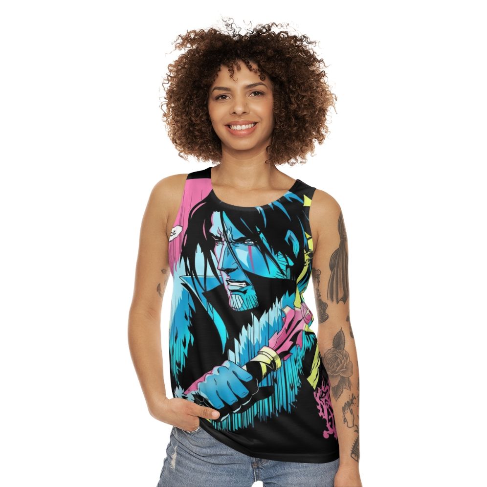 Trevor the Hunter Unisex Tank Top - women