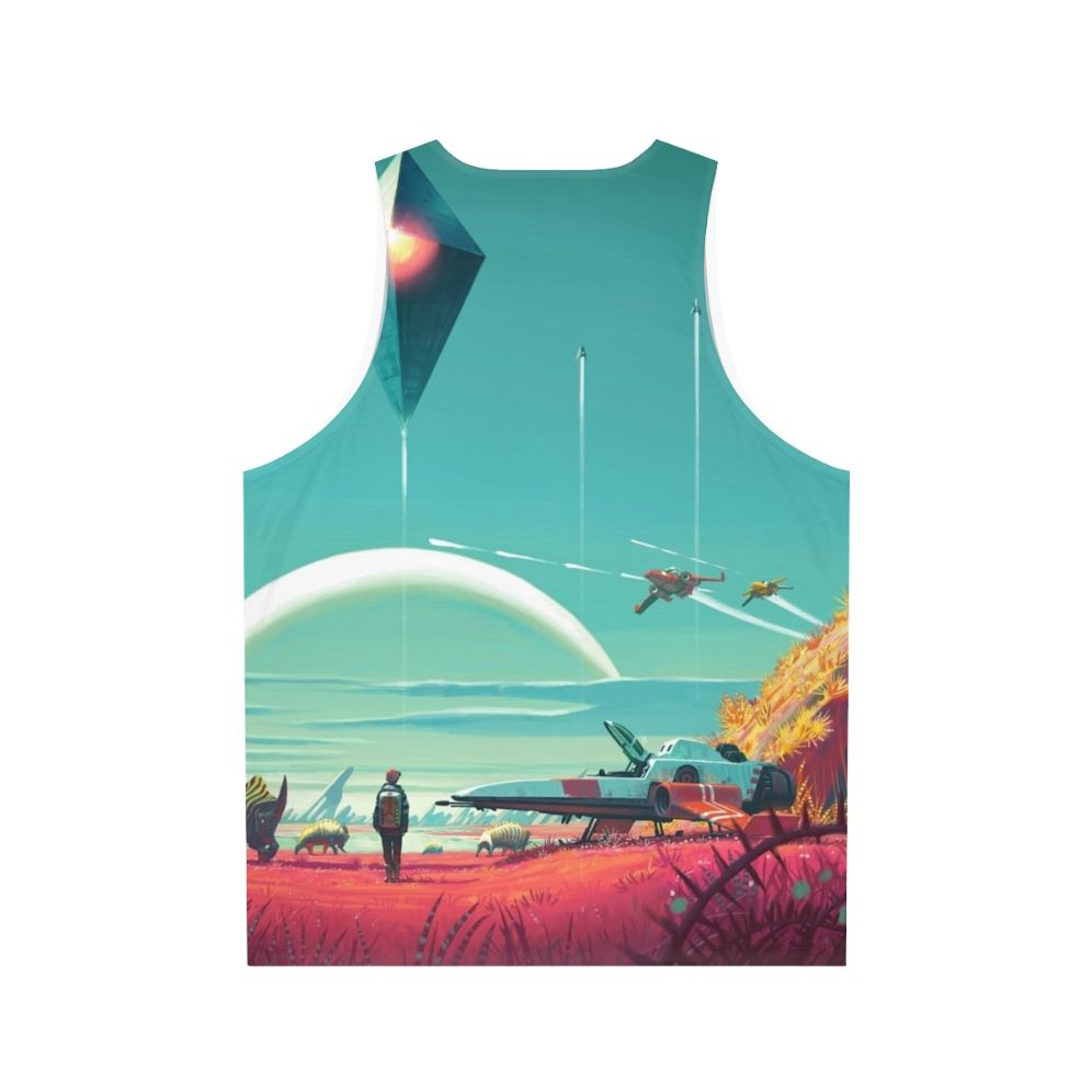 No Man's Sky Horizon Unisex Tank Top - Back