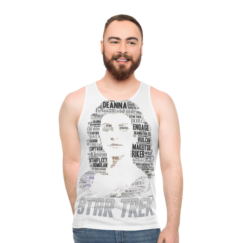 Deanna Troi Star Trek: The Next Generation Unisex Tank Top - men