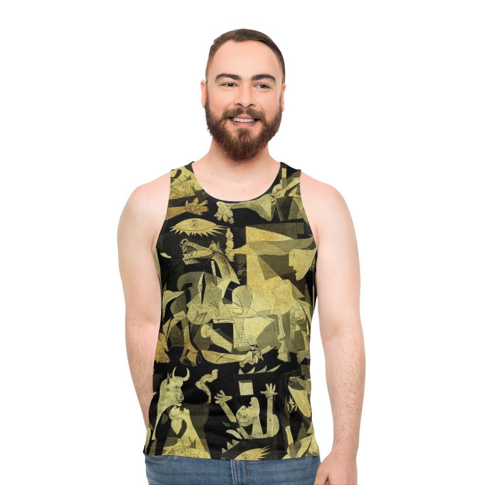 Guernica 1937 Unisex Tank Top by Pablo Picasso - men