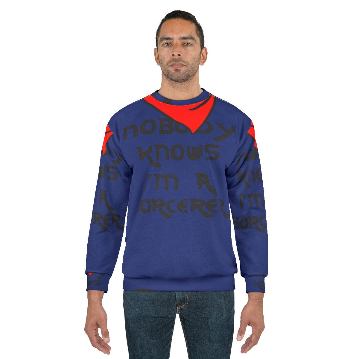 "Nobody Knows I'm A Sorcerer" Magical Sorcerer Sweatshirt - men