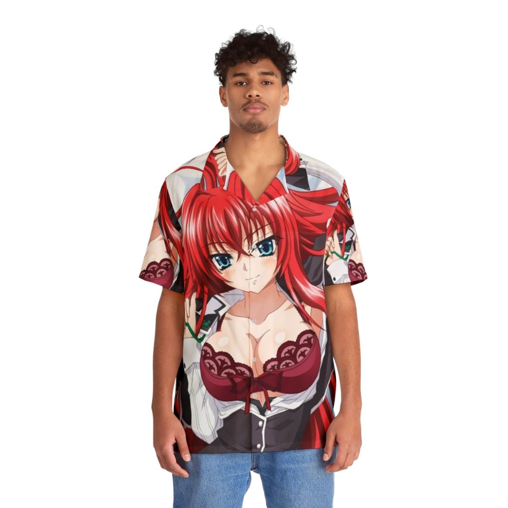 Rias Gremory Anime Hawaiian Shirt - People Front