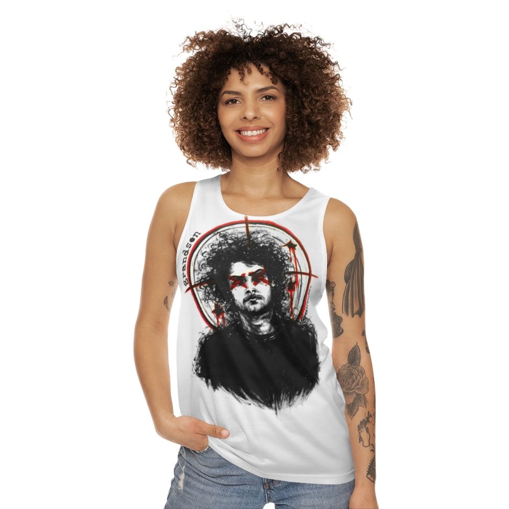 Unisex Grandson Band Tank Top - women