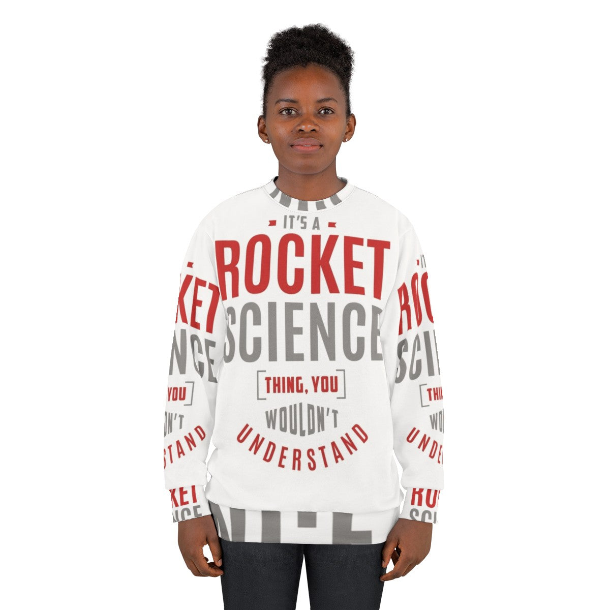 Rocket science graphic sweatshirt - women