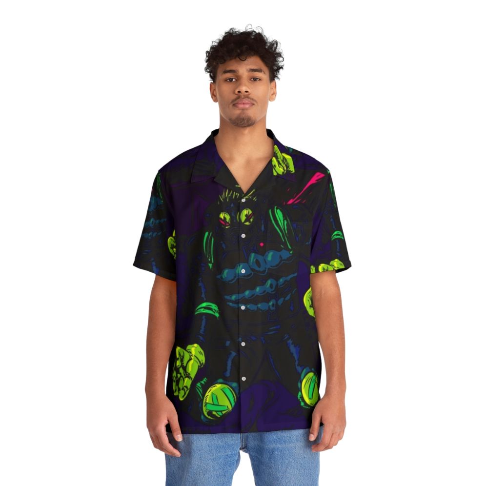 Caiman Hawaiian Shirt - Anime and Manga Inspired Clothing - People Front