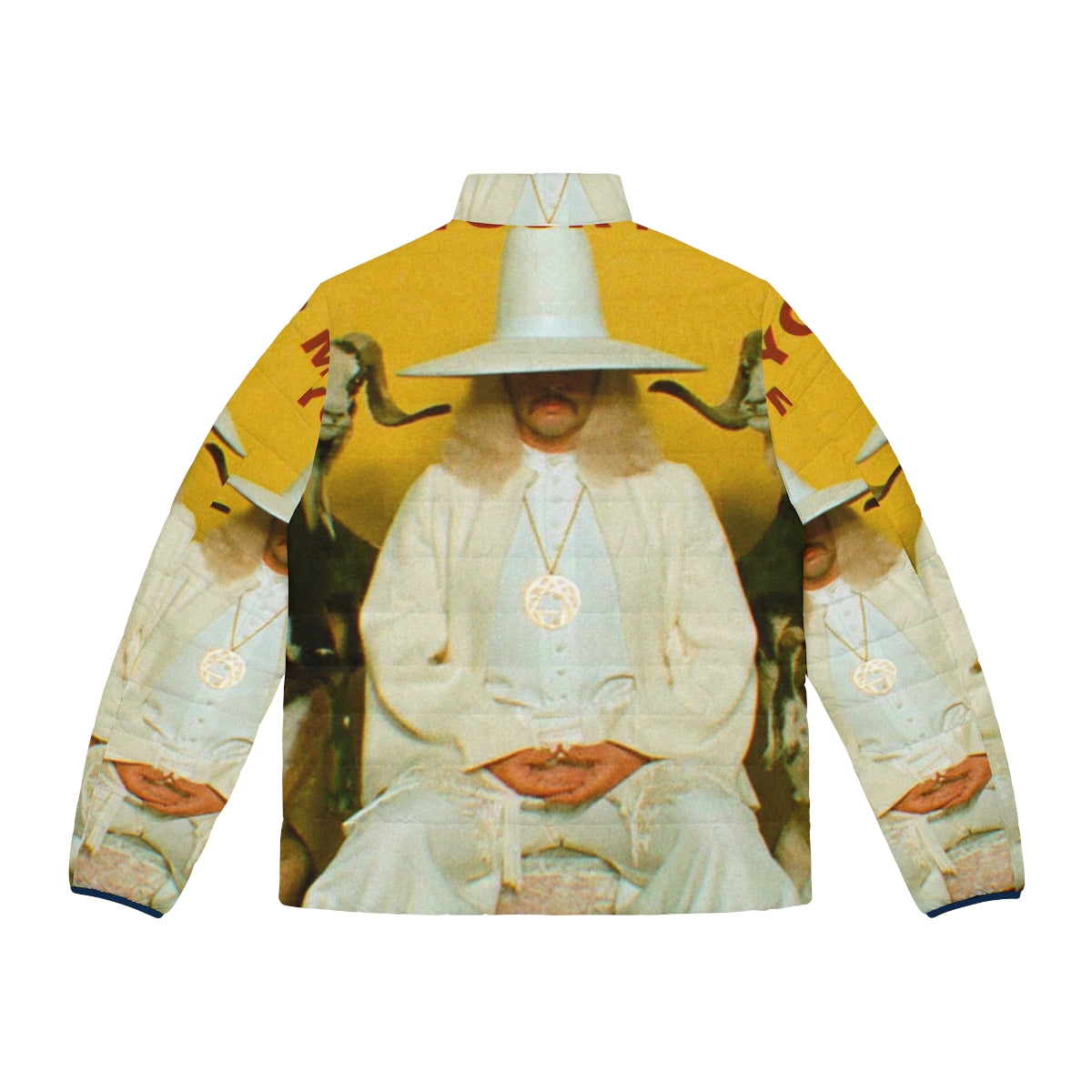 The Alchemist Puffer Jacket, a cult film-inspired outerwear piece - Back