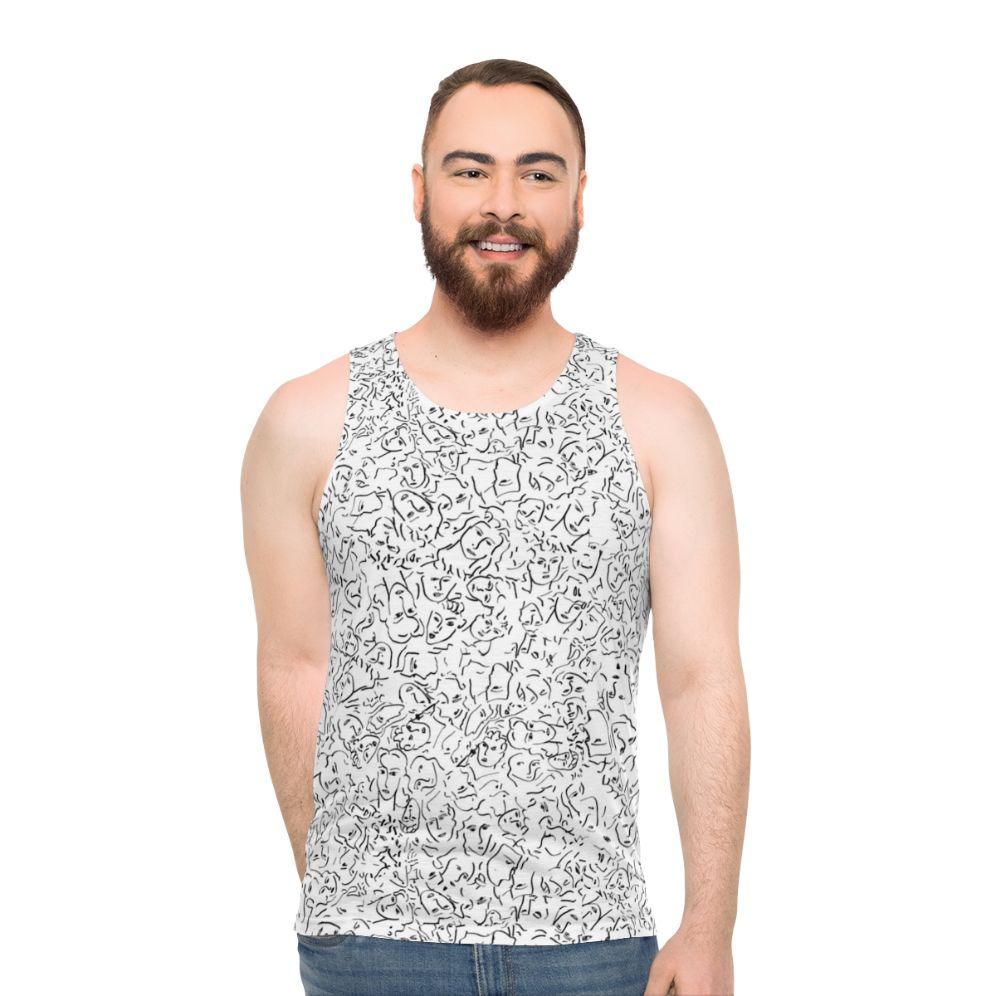 Elio's Face Sketch Unisex Tank Top - Call Me By Your Name - men