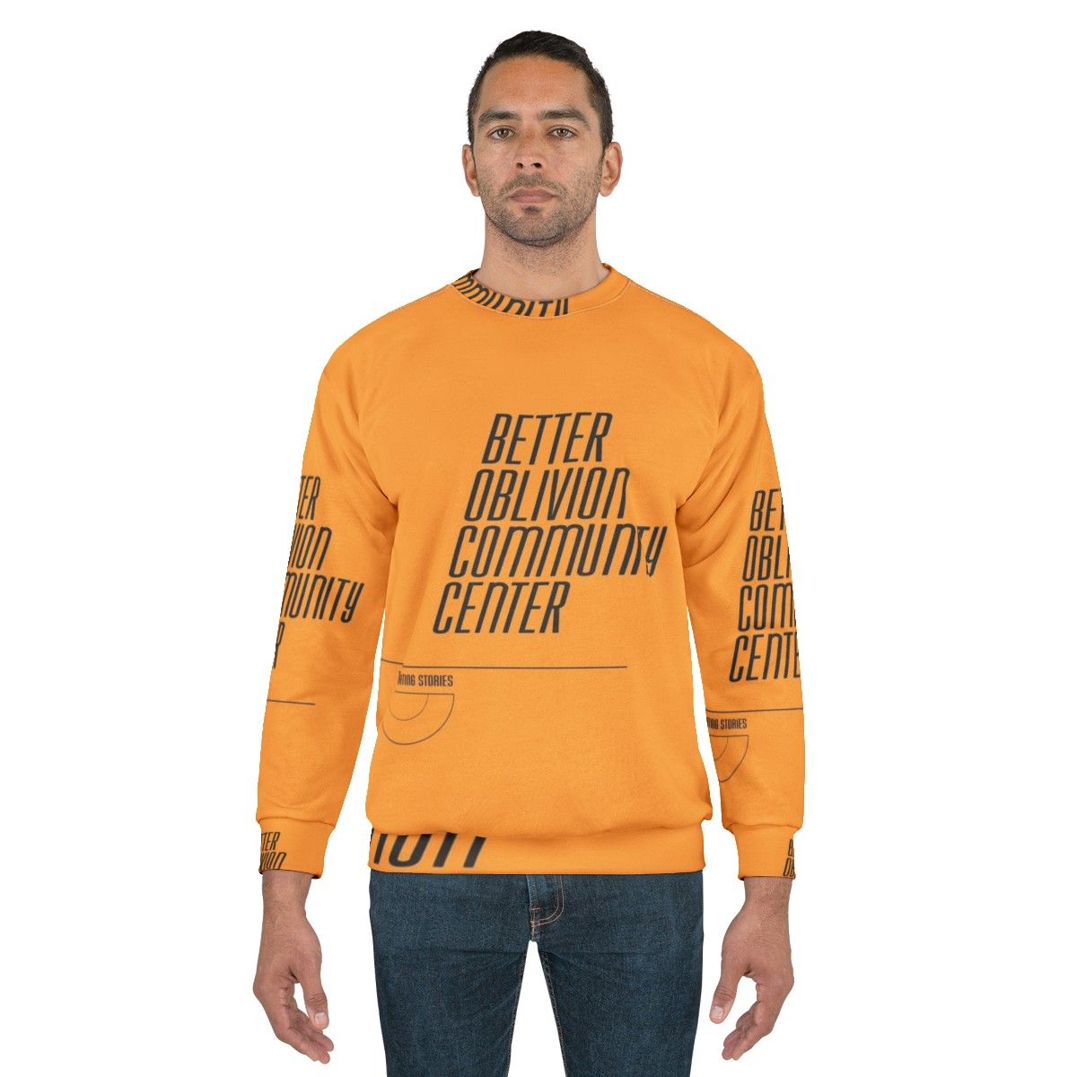 Better Oblivion Community Center Sweatshirt featuring indie artists Connor Oberst and Phoebe Bridgers - men