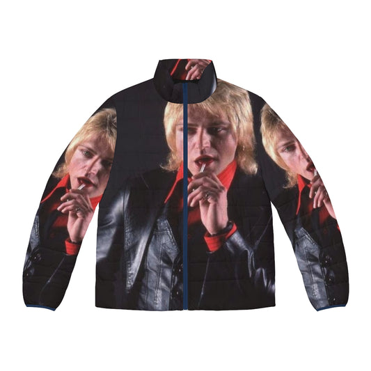 Benjamin Orr Classic Rock Puffer Jacket - Vintage Musician Apparel