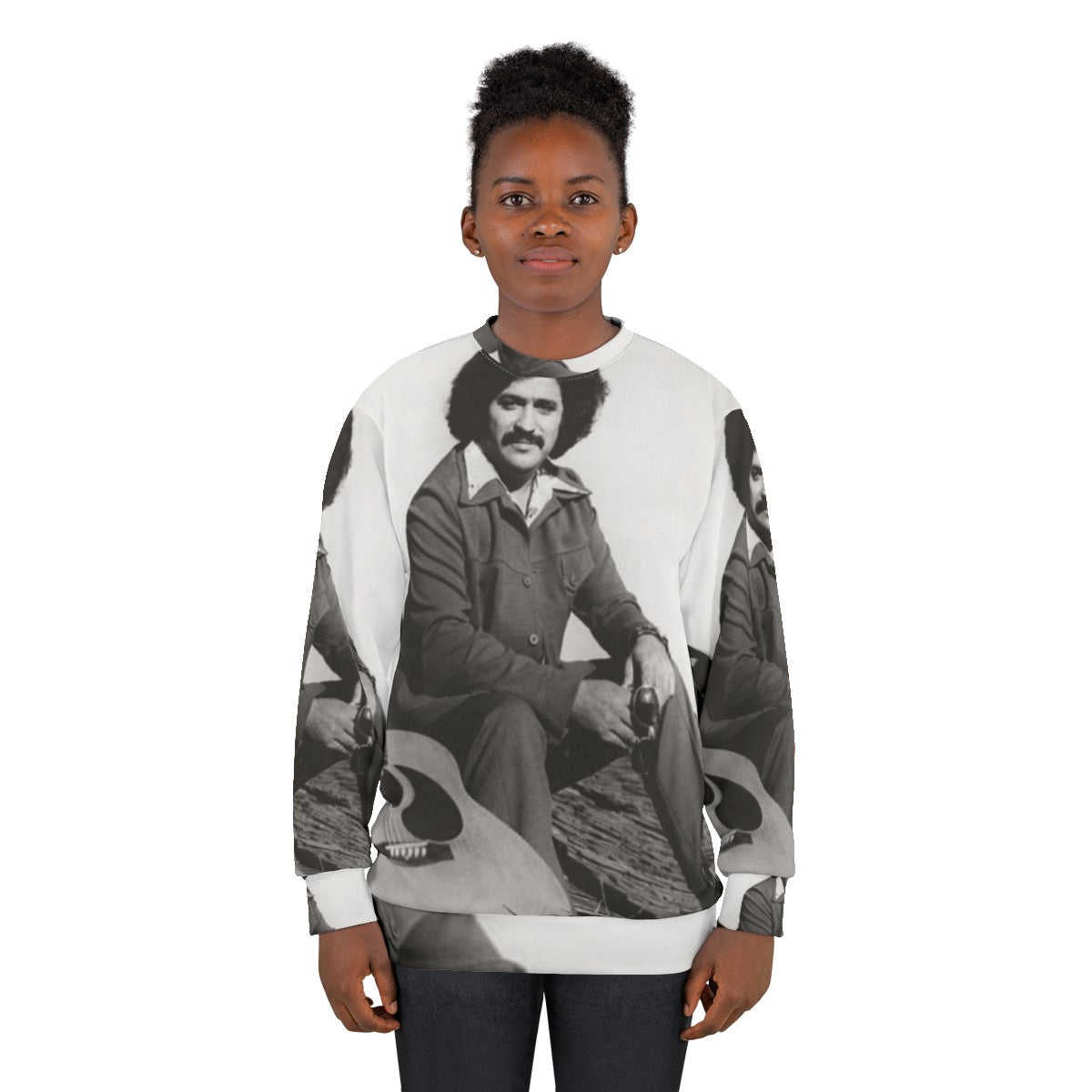 Freddy Fender Musician Sweatshirt - women