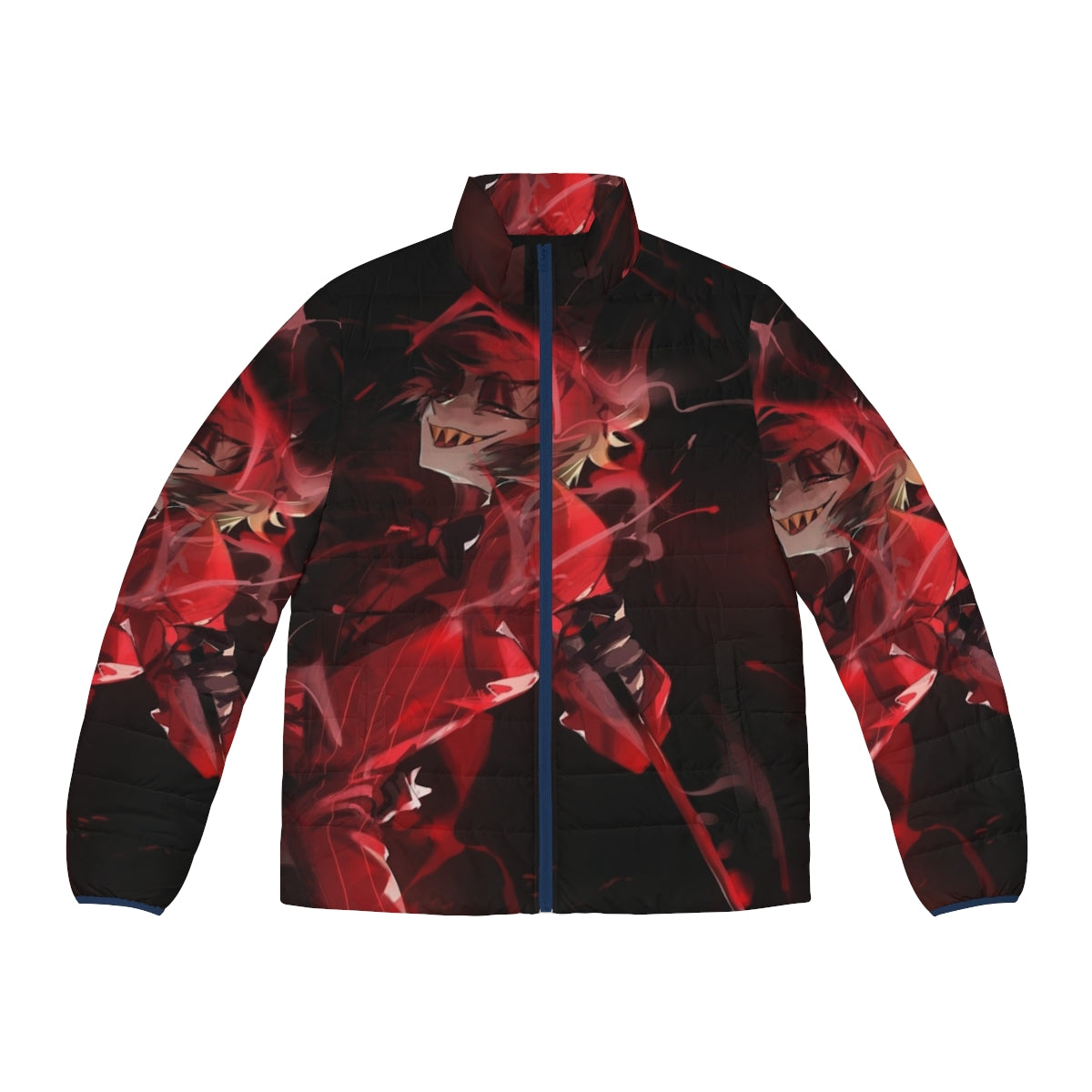 Hazbin Hotel Alastor Puffer Jacket with Anime Style Design