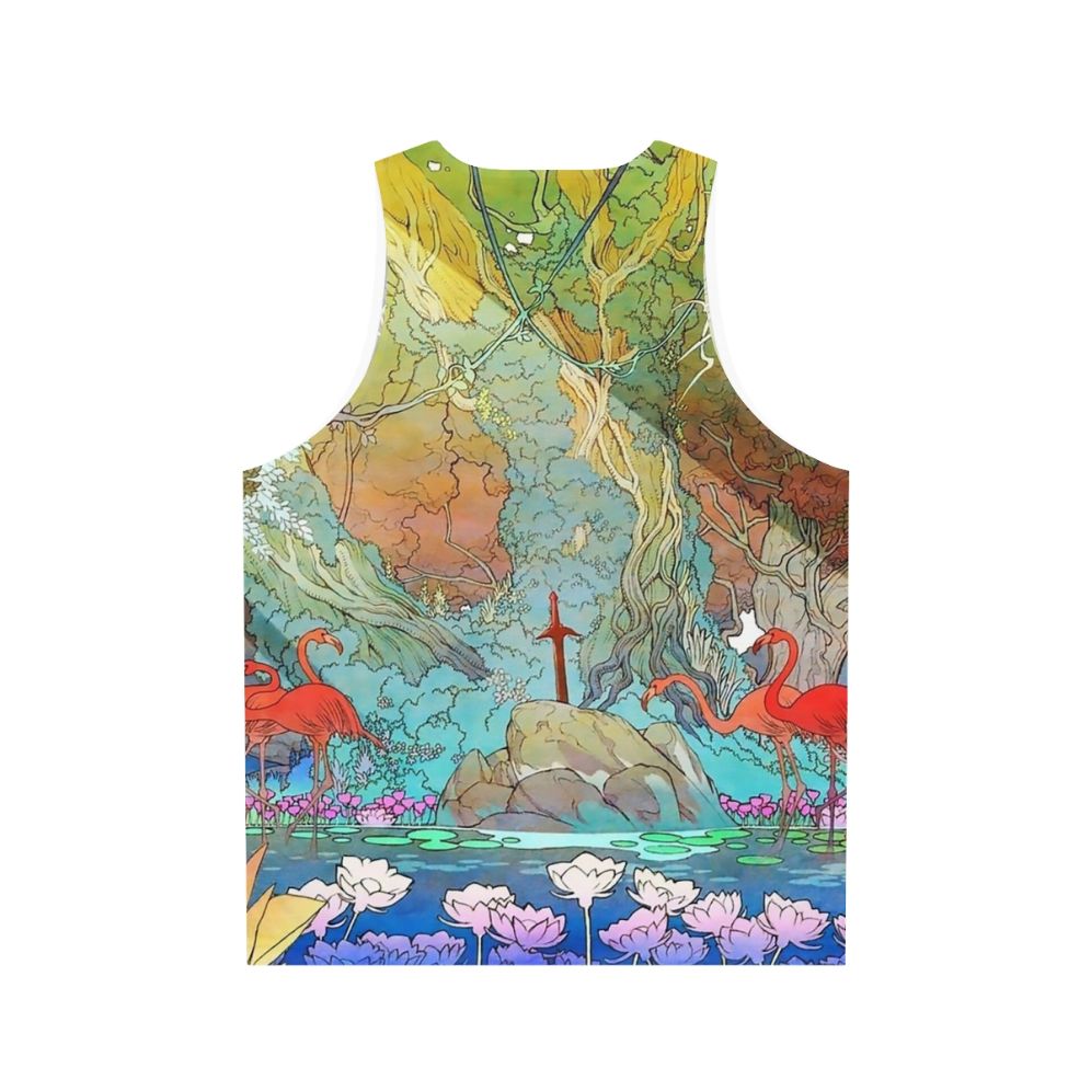 Unisex sword fantasy tank top - Back