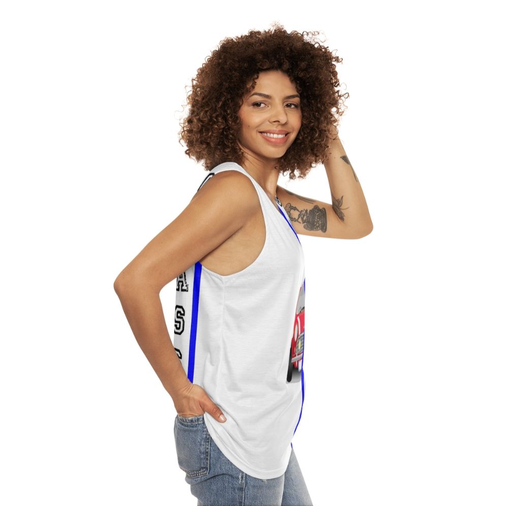 Classic Mini Cooper unisex tank top - women side