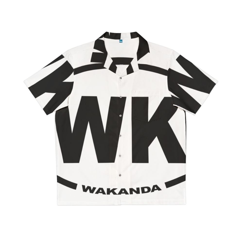 Wakanda inspired black panther Hawaiian shirt