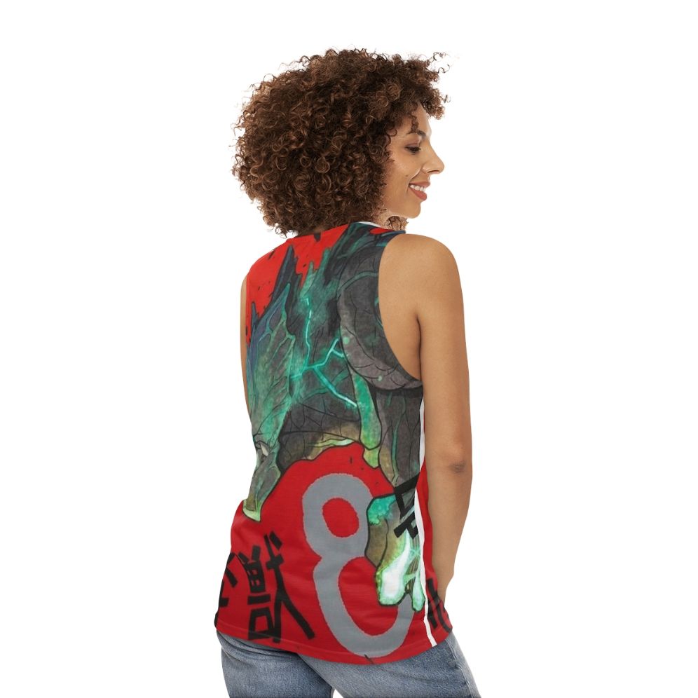 Kaiju No 8 Vol 1 Unisex Manga/Anime Inspired Tank Top - women back