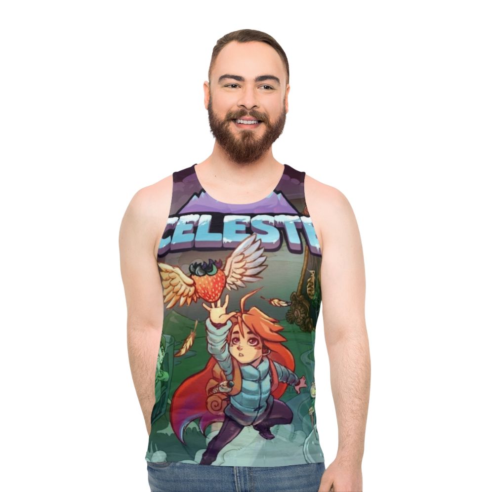 Celeste video game inspired unisex tank top - men